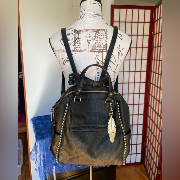 Jessica  Simpson Vegan Leather Camille Backpack - Picture 1 of 12